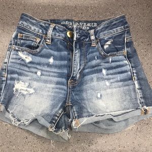 American Eagle High-Rise Jean Shorts